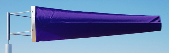 Windsock Purple 4 foot long. H/D Polyurethane Mouth